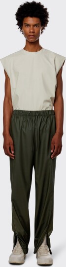 Rains Unisex Pants Regular Green S, Green