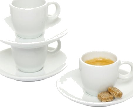 Porsgrunds Porselænsfabrik Sense Espressokopp & Skål 6cl Porsgrunds Porselænsfabrik Sense Espressokopp & Skål 6cl