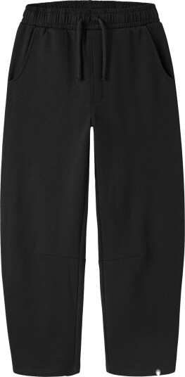 name it Nkmoden Barrel Sweat Pant Bru - Black - 128