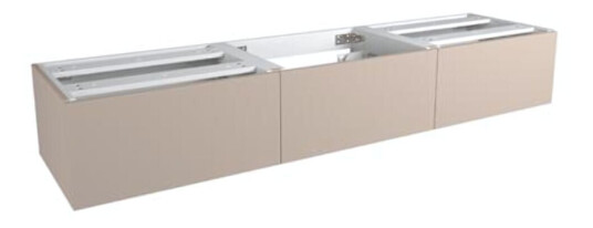 Vikingbad Servantskap Trend MIE Demi- Mål: B180xh46xd29 cm (3x60) Varm Beige / 180cm Vikingbad Servantskap Trend MIE Demi- Mål: B180xh46xd29 cm (3x60) Varm Beige / 180cm