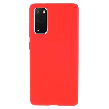 Antiskli Samsung Galaxy S20 FE TPU-deksel Rød