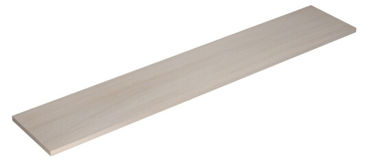 Dansani Calidris Benkeplate B40-240xh3xd41cm Hvit eik / 220cm