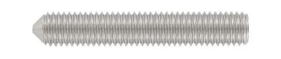 Schäfer & Peters 40272625 Stoppskrue MS6SS ISO 4027 DIN 914 A2 M6 x 25 mm 200-pakk Innfesting