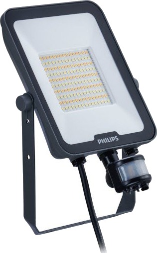 Philips Ledinaire Projektør Lille Med Sensor All In Bvp167 6000Lm/830 840 865 50W Ip65 Symmetrisk
