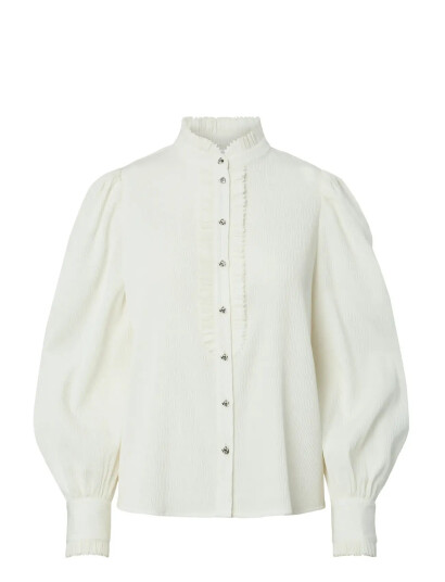 YAS Yasrigo Ls Shirt - White - 38