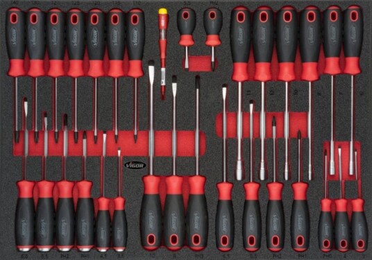 Vigor V4230 Skrutrekker-Sett med 32 verktøy for Håndverktøy Vigor V4230 Skrutrekker-Sett med 32 verktøy for Håndverktøy