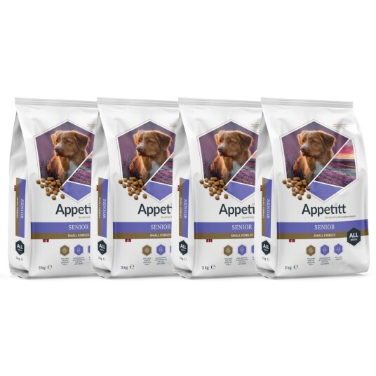Appetitt Kit App Senior Små Pel 4X3Kg
