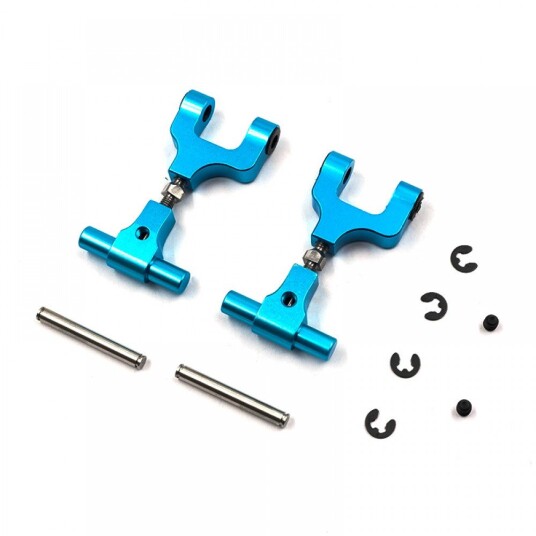 Yeah Racing TT02-004BU Aluminum Adjustable Rear Upper Arm Set Fo