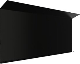 Grøvikrenna bordtakbeslag sort 22 06 x 120 2500 mm