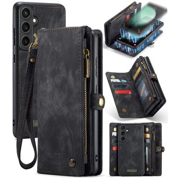 Samsung Galaxy S23 FE Caseme C30 Multifunksjonell Lommebok-deksel Svart