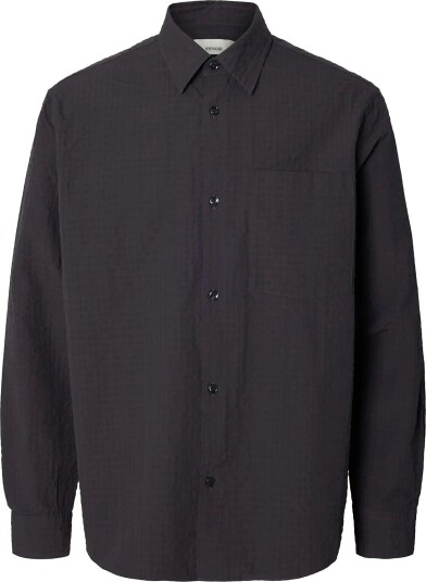 Annarr Anraslund Texture Ls Shirt   NINE IRON   L