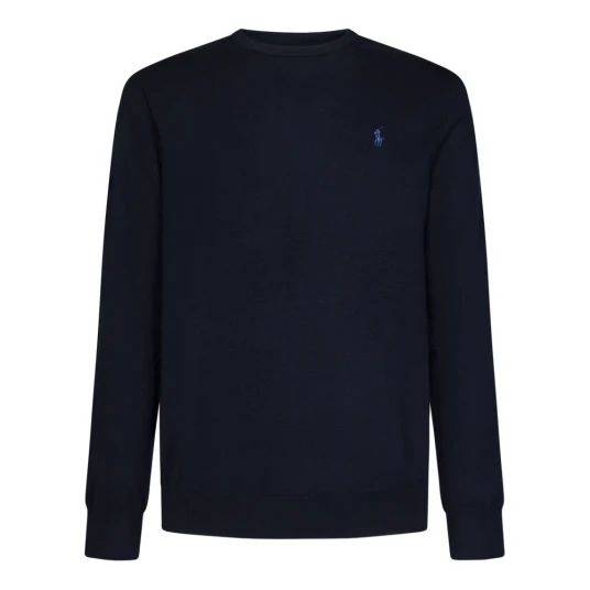 Polo Ralph Lauren Slim Fit Cotton Sweater - Navy - L