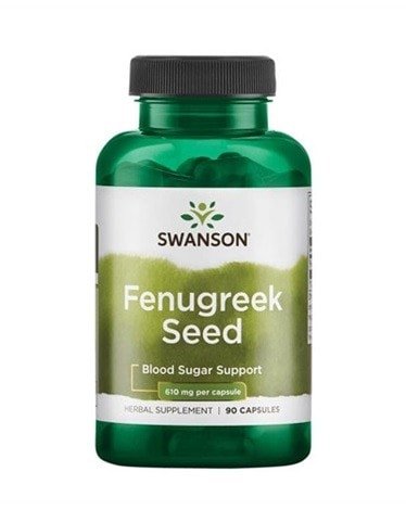 Swanson - Fenugreek Seed - 610mg - 90caps Swanson - Fenugreek Seed - 610mg - 90caps