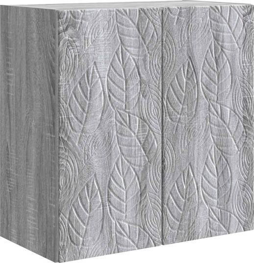 vidaXL Vegghengt skap Grå Sonoma 59 x 31 x 60 cm Konstruert tre vidaXL Vegghengt skap Grå Sonoma 59 x 31 x 60 cm Konstruert tre