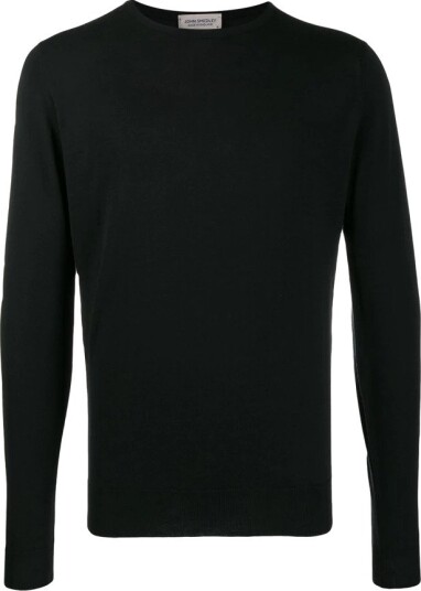 John Smedley Herre Strikkevarer Svart M, John Smedley Herre Strikkevarer Svart M,