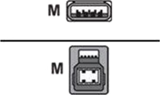 Alcasa electronik Good Connections   USB cable   USB Type A to USB Type B   3 m