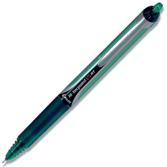 Pilot V5 Hi Tecpoint Gelpenn med klikk 0,5mm Grå?nn Pilot V5 Hi Tecpoint Gelpenn med klikk 0,5mm Grå?nn