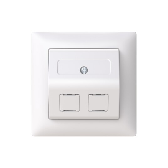 ABB Saga FOTJ6208.05-916 Datauttak med 2x RJ45 Keystone Datamaskin & surfing ABB Saga FOTJ6208.05-916 Datauttak med 2x RJ45 Keystone Datamaskin & surfing