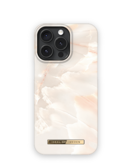 IDEAL OF SWEDEN iPhone 15 Pro Max iDeal Of Sweden Fashion Deksel - Rose Pearl Marble