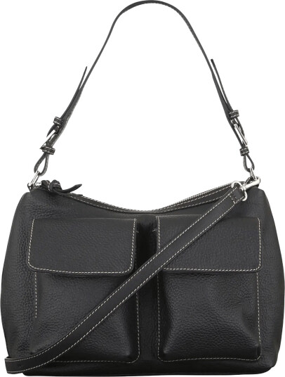 Becksöndergaard Grain Ginni Medi Pocket Bag Black 30X 22CM Becksöndergaard Grain Ginni Medi Pocket Bag Black 30X 22CM