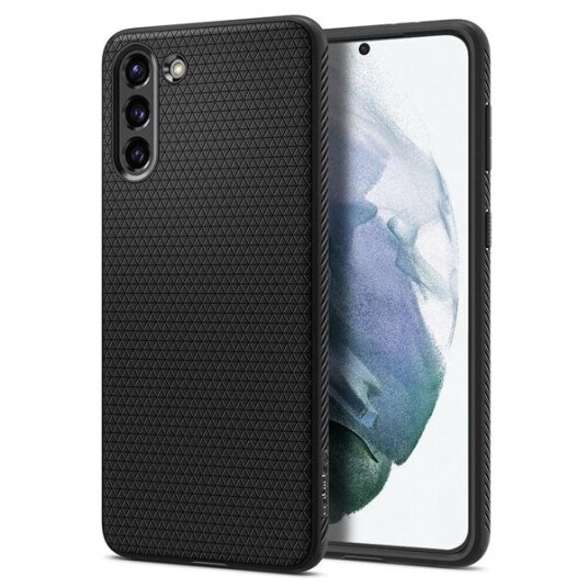 Spigen Liquid Air Deksel til Samsung Galaxy S21 - Matt Svart