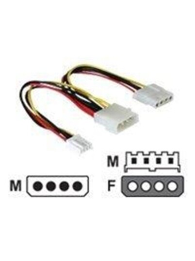 DeLOCK 20.5 cm Strømadapter Flerfarget PSU Tilbehør