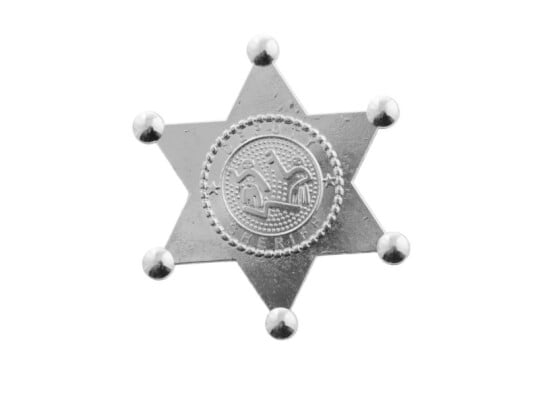 Espa Sølv Sheriff Stjerne Espa Sølv Sheriff Stjerne