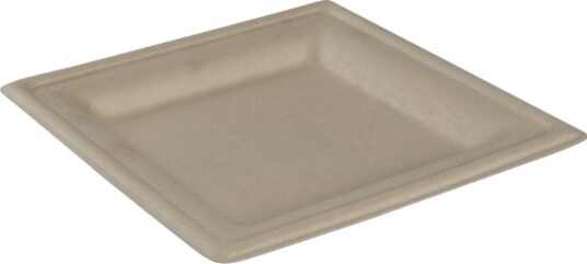 Fibertallerken Abena Gastro 16X16x1,5 Cm Natur Sukkerrør 10 Stk. Fibertallerken Abena Gastro 16X16x1,5 Cm Natur Sukkerrør 10 Stk.