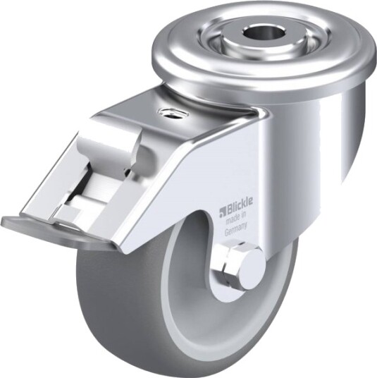 Blickle 611970 Ler-Tpa 80G-Fi Styrehjul Med Brems, Hjuldiameter 80 Mm, Bæreevne (Maks.) 100 Kg, 1 Stk Blickle 611970 Ler-Tpa 80G-Fi Styrehjul Med Brems, Hjuldiameter 80 Mm, Bæreevne (Maks.) 100 Kg, 1 Stk