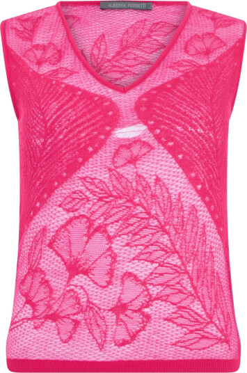 Alberta Ferretti Dame Topper Rosa M,