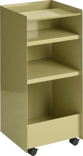 Folded Oppbevaringsvogn 83 cm, Beige-grønn
