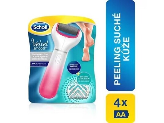 Scholl Velvet Smooth elektrisk fil + ekstra grovt hode