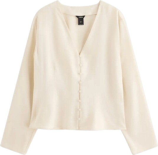 Lindex Figure Fit Blouse Beige XL