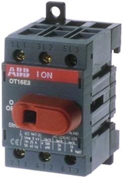ABB OT100F3 Lastbryter bunnmontering 115 A Elfordeling & strømforsyning
