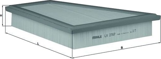 Luftfilter KNECHT LX 2787 Luftfilter KNECHT LX 2787
