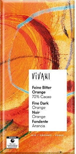 Vivani Bitter Orange 70 % Ø 80 gr