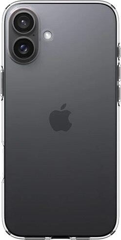 Spigen Baksidedeksel Liquid Crystal for iPhone 16 - Krystallklar TPU