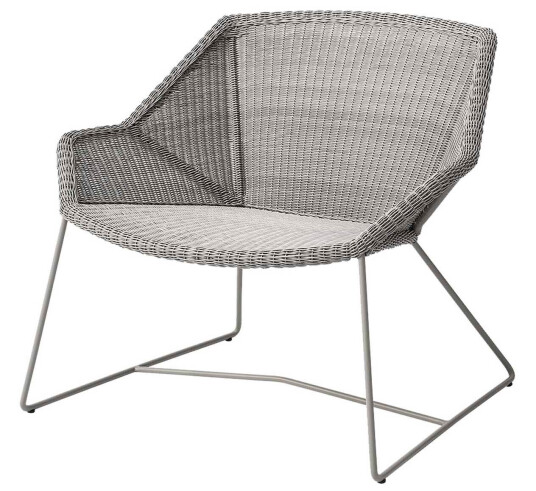 Cane-line Breeze loungestol Taupe Brun