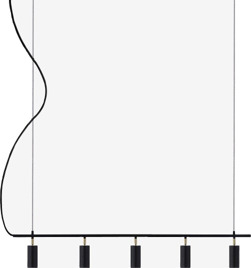 Globen Lighting Pendellampe Hubble 5 Svart Globen Lighting Pendellampe Hubble 5 Svart
