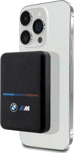 BMW M Collection 15W MagSafe Induktiv Powerbank 3000 mAh Svart BMW M Collection 15W MagSafe Induktiv Powerbank 3000 mAh Svart