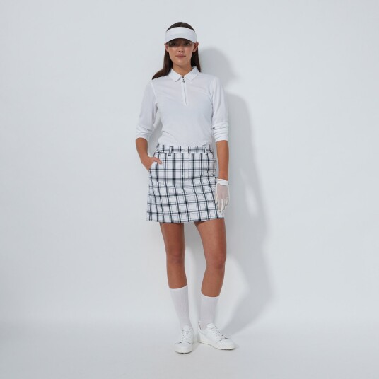 Daily Sports Golf Plaid  41 Cm Hvit Golfshorts dame White Black 42