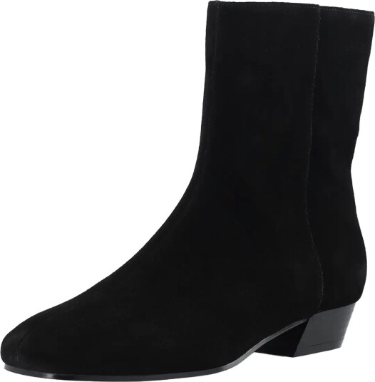 Bianco Biaevie Zip Boot Suede Black 40