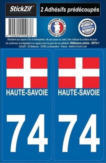 STICKZIF SR74-1 Klistremerke
