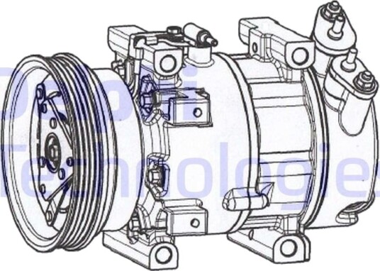 AC kompressor DELPHI CS20533