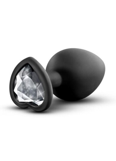 Blush Novelties Temptasia Bling Plug Small Black Blush Novelties Temptasia Bling Plug Small Black