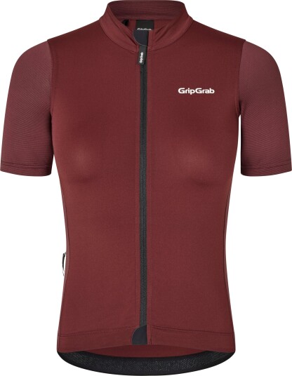 Gripgrab Women"s Ride Short Sleeve Jersey Dark Red S