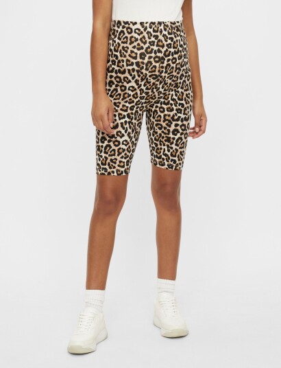 Mamalicious Mlsannie Jersey Biker Shorts 2 P   Brown   S