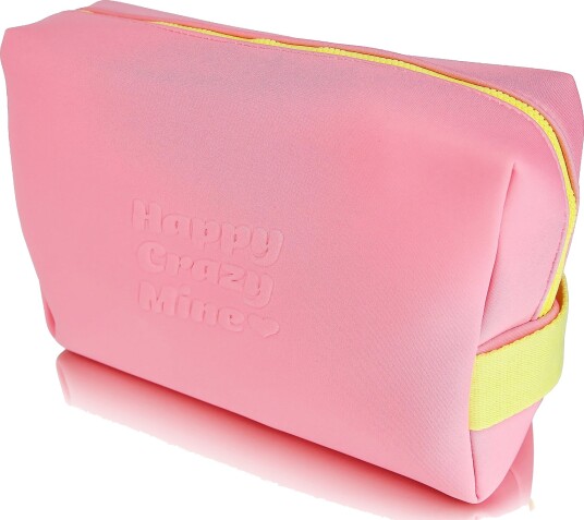 Happy Crazy Mine Pink Toiletry Bag Happy Crazy Mine Pink Toiletry Bag