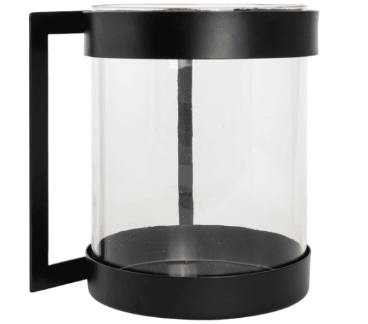 Halvor Bakke Vila Vegglykt Glass og Jern