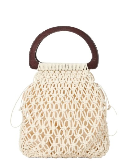 Lexington Clothing Crochet Bag Cream ONE SIZE Lexington Clothing Crochet Bag Cream ONE SIZE